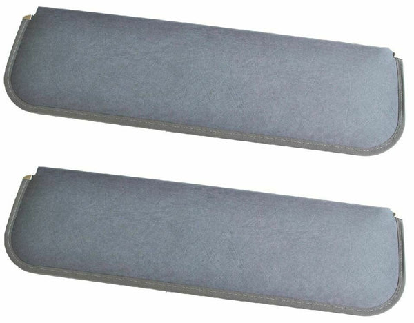 47-59 Chevy/GMC Truck Gray Sunvisor Pad Set RH & LH Pair