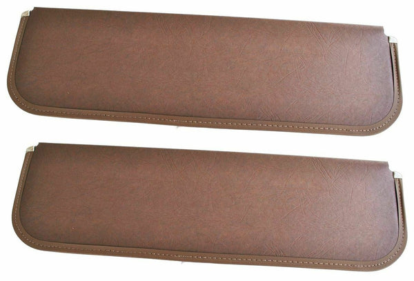 47-59 Chevy/GMC Truck Brown Sunvisor Pad Set RH & LH Pair