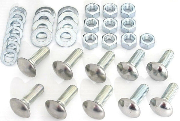47-87 Chevy/GMC C10 Truck Low Dome Polished Stainless Rear Bumper Bolts