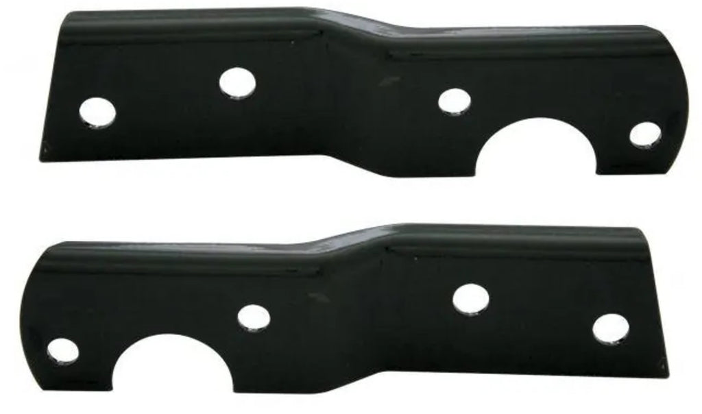 55-66 Chevy/GMC Truck Black Rear Tail Light Brackets Set | JLFabrication