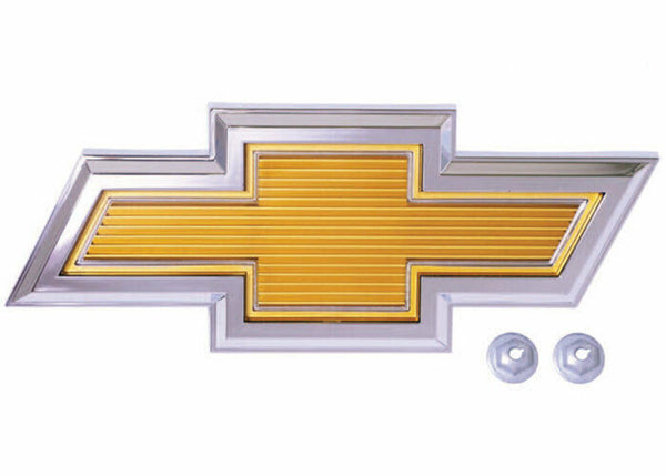 81-82 Chevy C10/K10 Truck Suburban Yellow Grill Bow-Tie Emblem